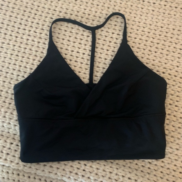 lululemon athletica Tops - Lululemon crop cami with slit sz6